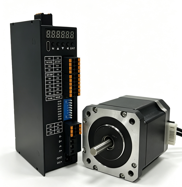 MSP integrated stepper drive and matched motor