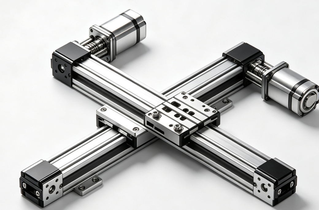 XY linear stage layout